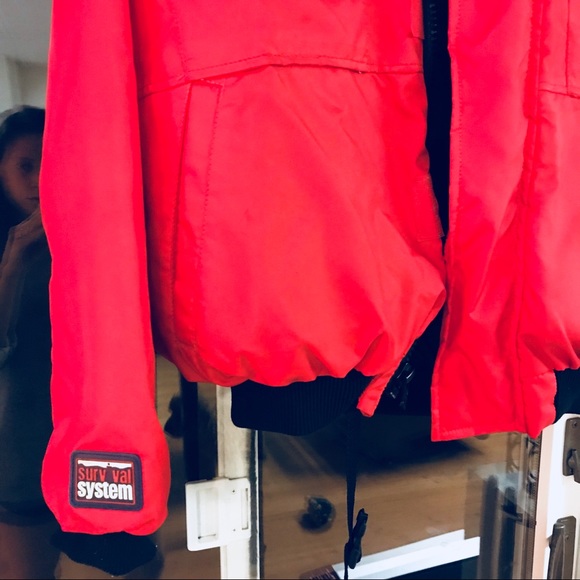 Mustang Survival Vintage nautical Jacket XL in red